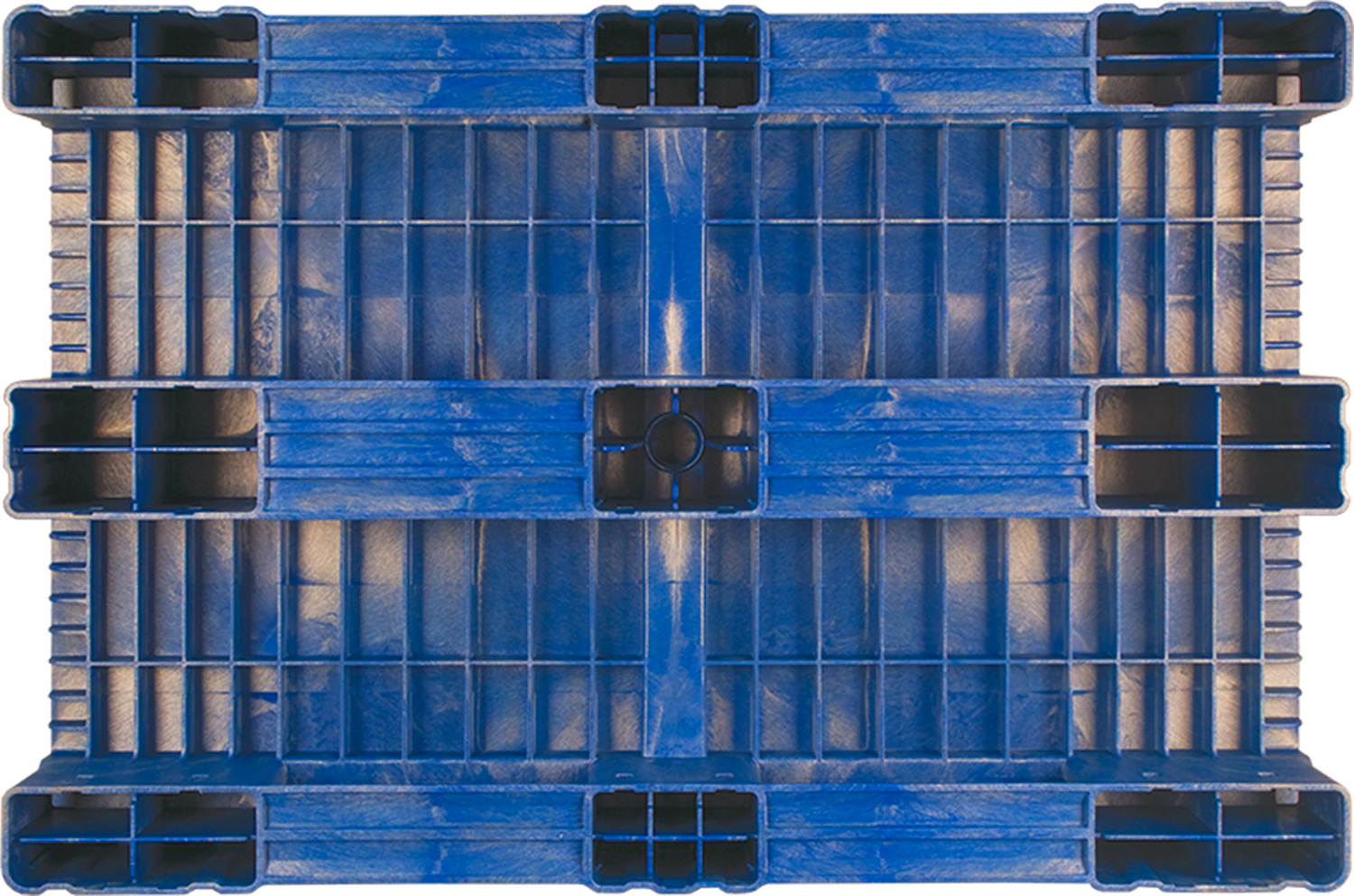 Паллет 1200×800х150 сплошной, на 3-х полозьях, арт. TR 1208-1 красный, код: 09145