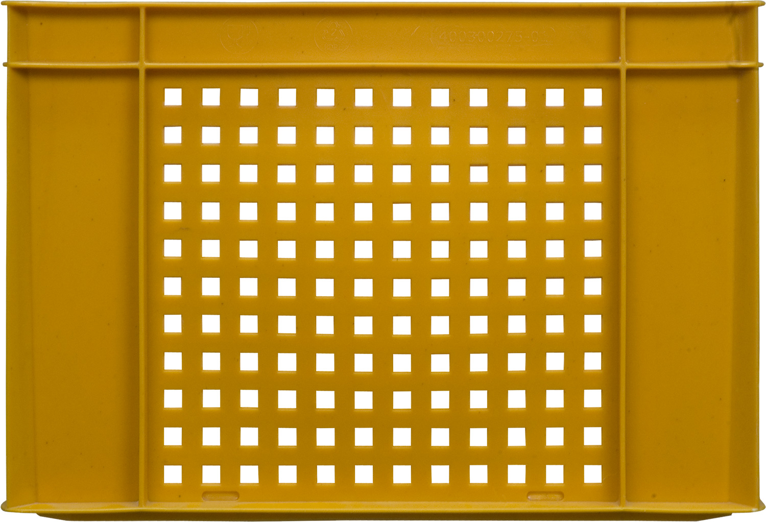 Ящик перфорированный 400×300×270, арт.: 303-1, объём 25, зелёный, код: 05459